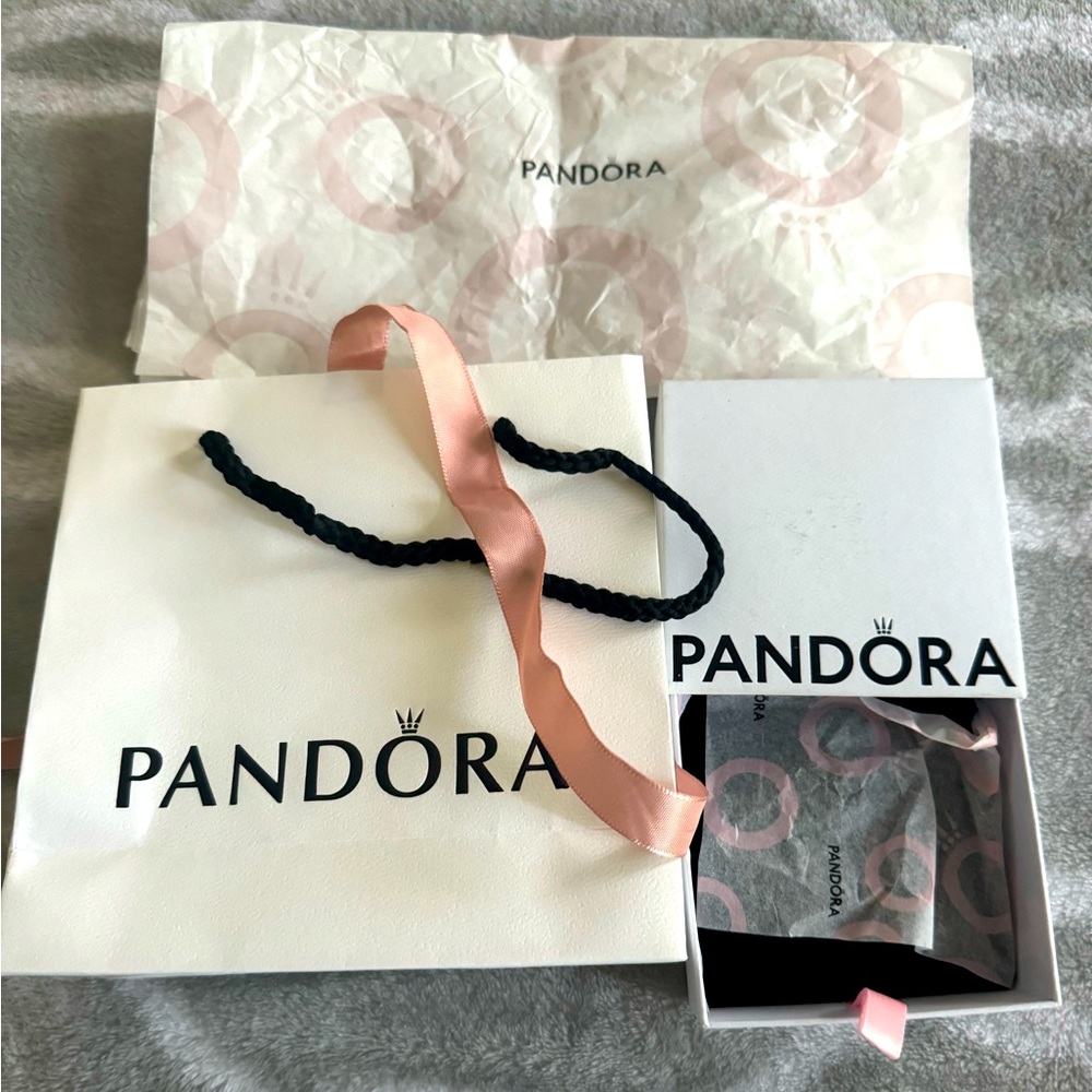 Pandora box and bags with gift paper